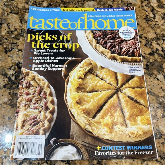 Lot Of Taste Of Homes Cooking Back Issues Recipes Magazines 2011 set Of 6 - Picture 14 of 16